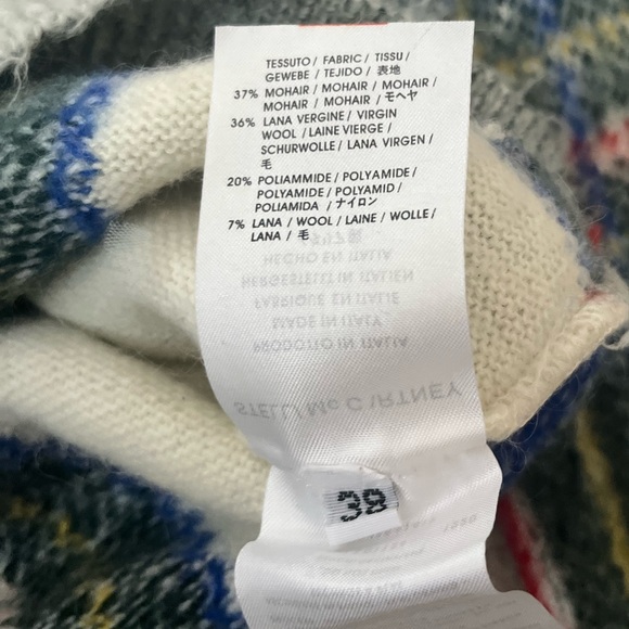 Stella McCartney Mohair Tartan Plaid Sweater - Picture 10 of 13